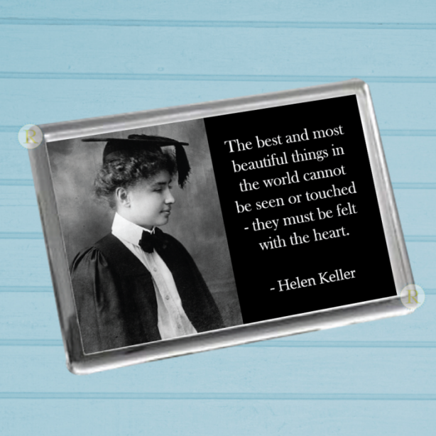 Helen Keller Fridge Magnet
